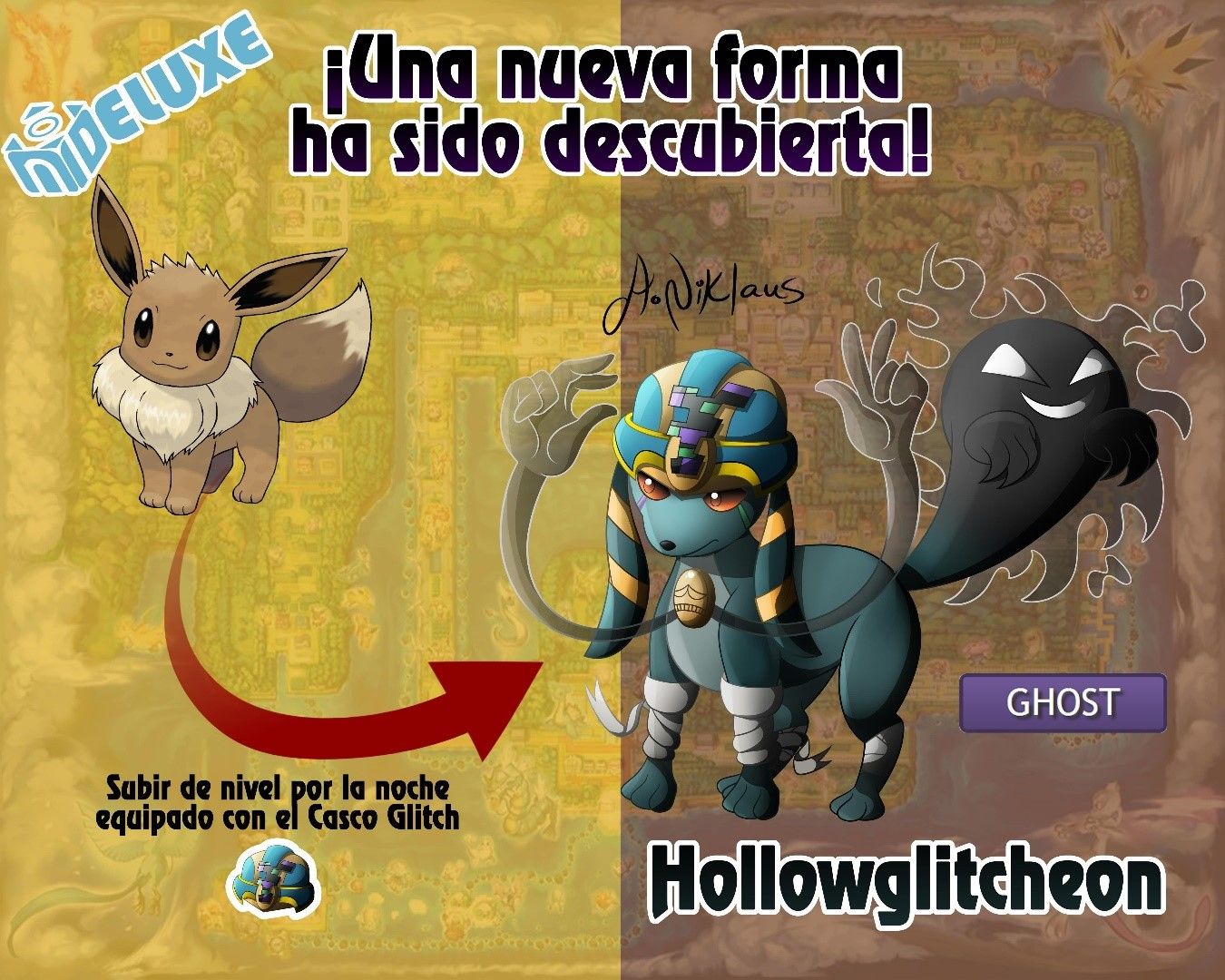 eeveelution dinamicas NDeluxe
